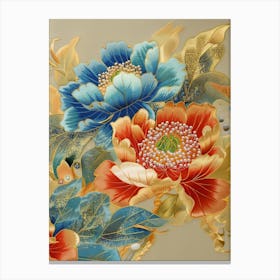 Chinese Flower Painting 10 Canvas Print