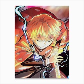 Demon Slayer Anime Poster 5 Canvas Print
