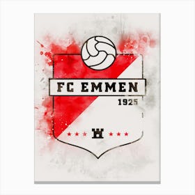 Fc Emmen Painting Canvas Print