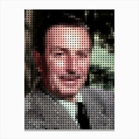 Walt Disney In Style Dots Canvas Print