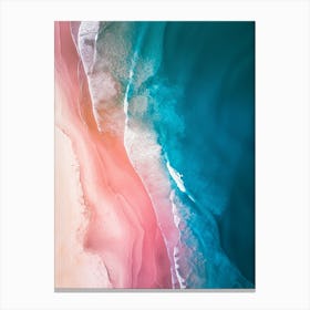 Aerial coastline 3 Canvas Print