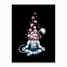 Astro Meditation Roses Canvas Print