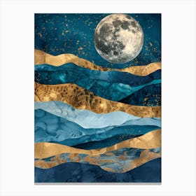 Blue Moon 4 Canvas Print