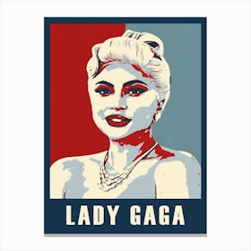 Lady Gaga Canvas Print