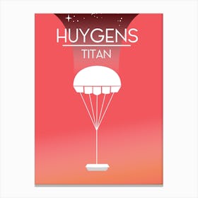 Huygens Titan Space Art Canvas Print