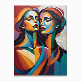 Two Women 2 Canvas Print