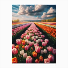 Tulip Field 1 Canvas Print