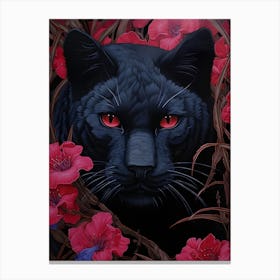 Black Panther 4 Canvas Print