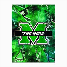 Marshall Thundering Herd 1 Canvas Print