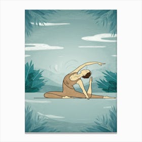 Yoga Pose 5 Canvas Print