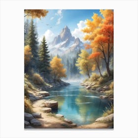 Autumn In The Mountains 1 Canvas Print