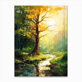 Tree In The Forest Canvas Print