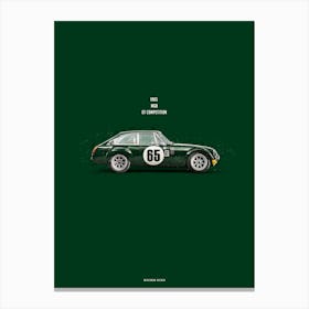 Cars in Colors, MGB GT Competition Canvas Print