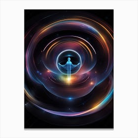 Abstract Space Vortex Canvas Print