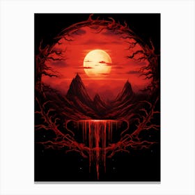 Sacrificial Sun Canvas Print