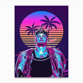 King Corbin 80s Retro Canvas Print