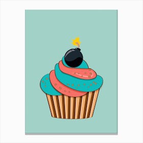 Cupcake Bomb Canvas Print