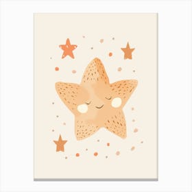 Starfish, Nursery Wall Art for Kids Canvas Print