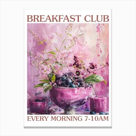 Breakfast Club Acai Bowl 1 Canvas Print