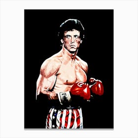 rocky boxing movie 1 Canvas Print