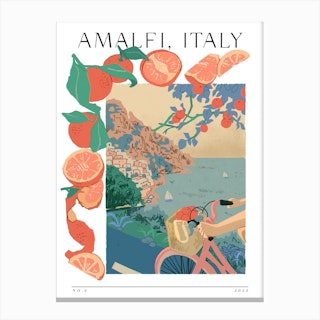 Amalfi Coast Italy Canvas Print