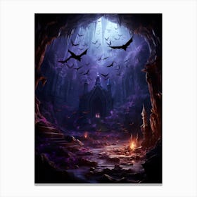 Bat Cave Realistic 1 Canvas Print