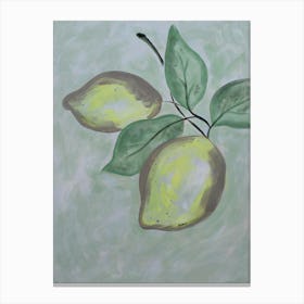 Whispering Lemons Canvas Print