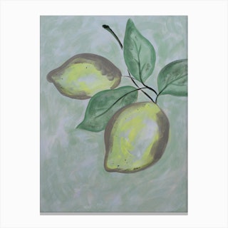 Whispering Lemons Canvas Print