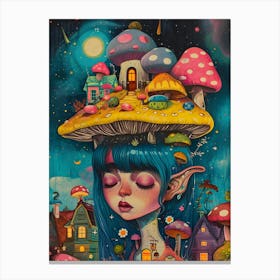 Mushroom Girl 2 Canvas Print