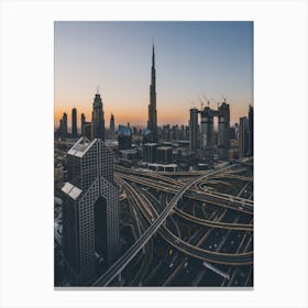 Dubai Evening Canvas Print
