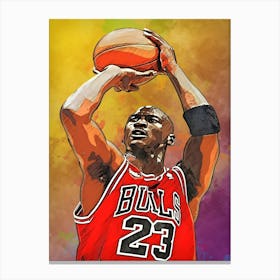 Michael Jordan 2 Canvas Print