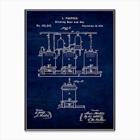 Brewing Beer And Ale 1873 Canvas Print