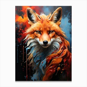 Fox Painting 1 Canvas Print