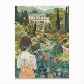 In The Garden Mirabell Palace Gardens Austria 3 Canvas Print