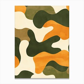 Camouflage Pattern Canvas Print