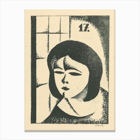 A Woman, Mikuláš Galanda Canvas Print