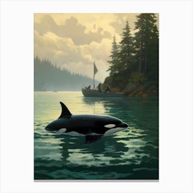 Orca Whale 6 Canvas Print