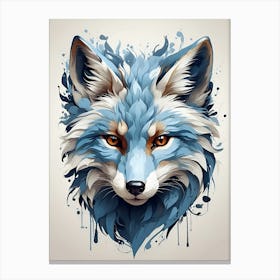 Blue Fox Canvas Print