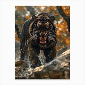 Tiger Wallpaper Canvas Print