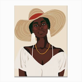 African American Woman 6 Canvas Print