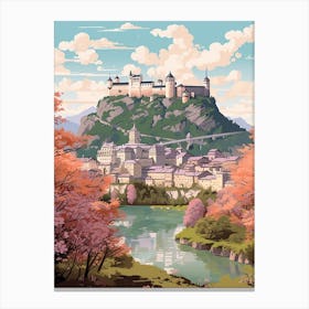 The Hohensalzburg Castle, Austria Canvas Print