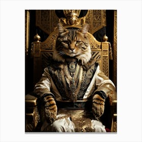 King Cat 1 Canvas Print