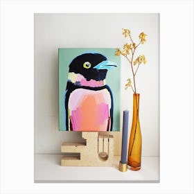 Bird On A Branch Canvas Print