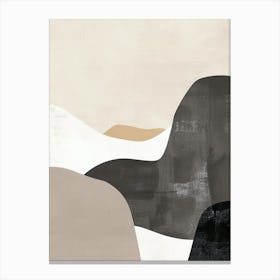 Grain Of Stillness Minimalist Style Canvas Print