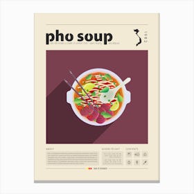 Pho Soup Canvas Print