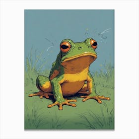 Frog! 10 Canvas Print