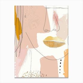 Portrait Of A Woman 250 Canvas Print