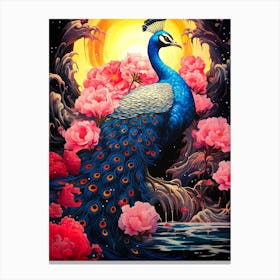 Peacock Canvas Print