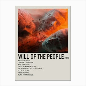 Burghr Will Of The People By Muse 1 Canvas Poster Wall Decorative 1 Canvas Print