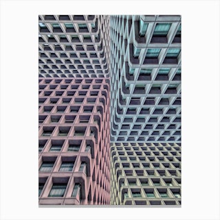 Marunouchi Collage Building Canvas Print